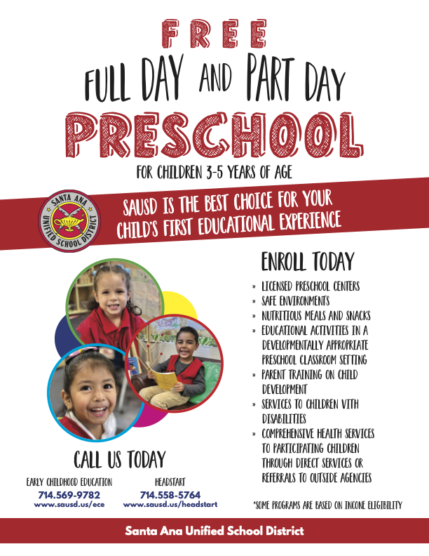  Preschool Offerings
